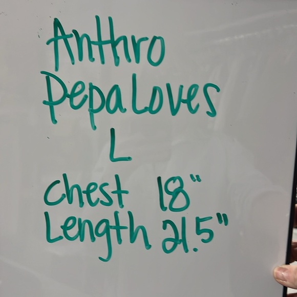 SOLD Anthropologie | PepaLoves Leaf Print Long Sleeve Wrap Knit Top Sweater L - Picture 7 of 10